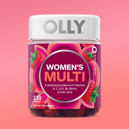 OLLY Women's Multivitamin Gummy Overall Wellness Berry Flavored