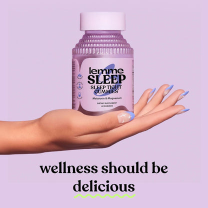 Lemme Sleep Gummies 5mg Melatonin Berry Flavored 60 Count
