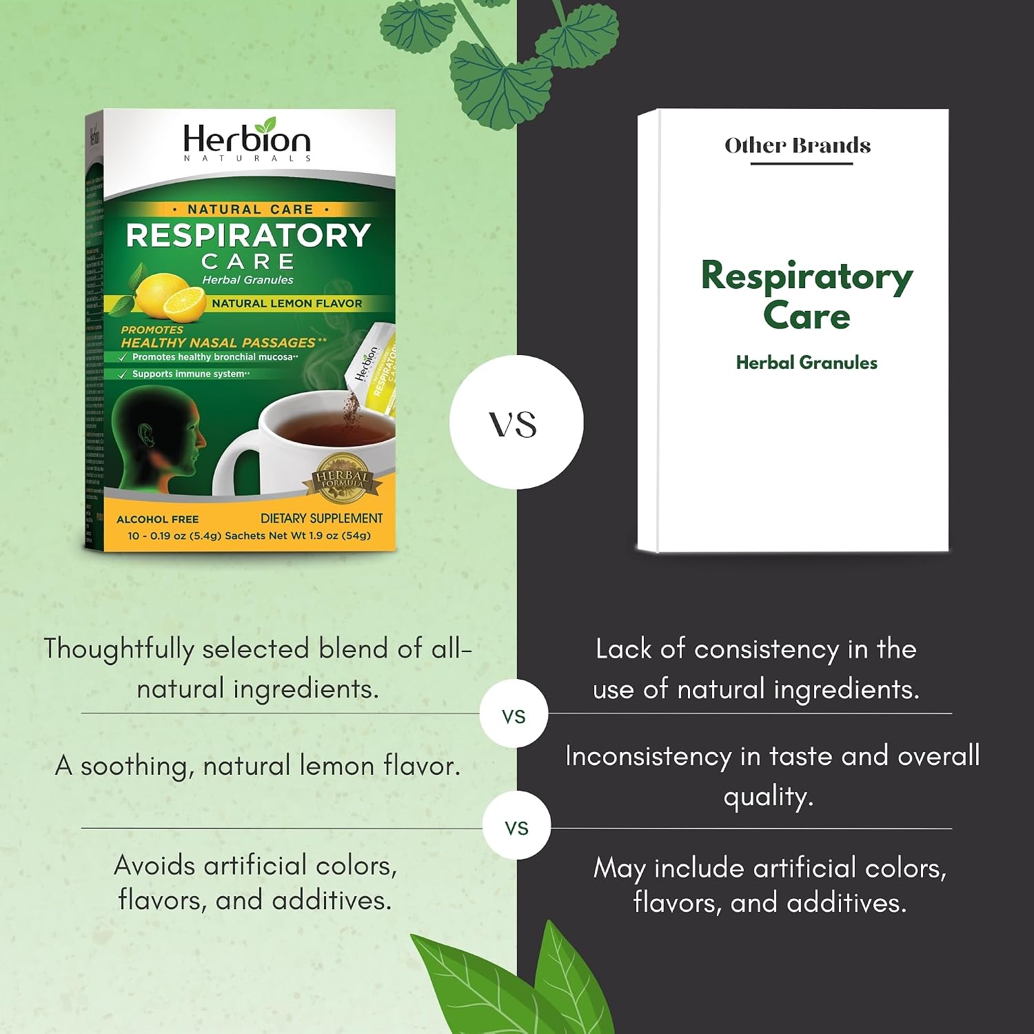 HERBION Naturals Respiratory Care Herbal Support Granules