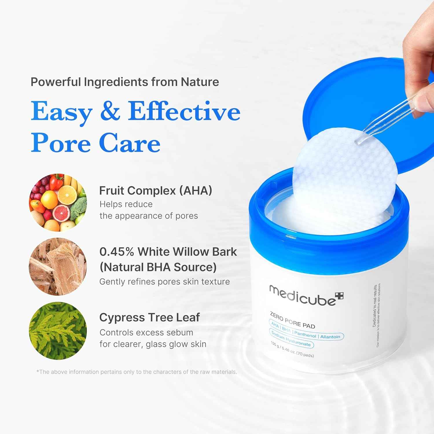 Medicube Zero Pore Pad 2.0 Dual-Textured Facial Toner Pads 70 Count