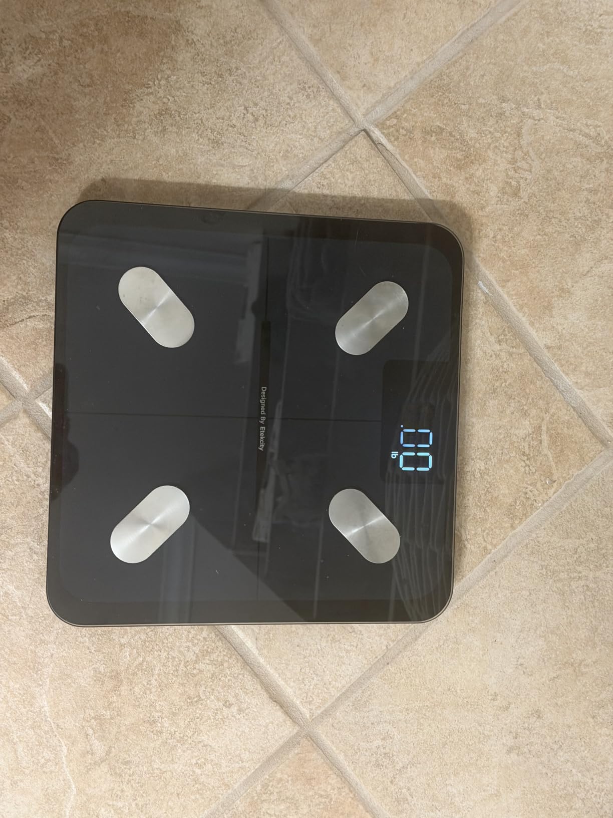 Etekcity Smart Scale Body Weight Fat BMI 400 lb Capacity Bluetooth LED Tempered Glass