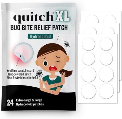 Quitch XL Mosquito Bite Itch Relief Bug Bite Patches