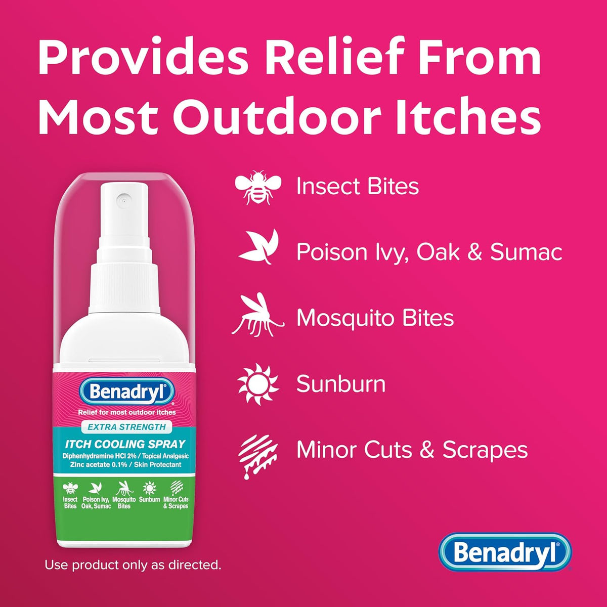 Benadryl Extra Strength Itch Cooling Topical Analgesic Spray