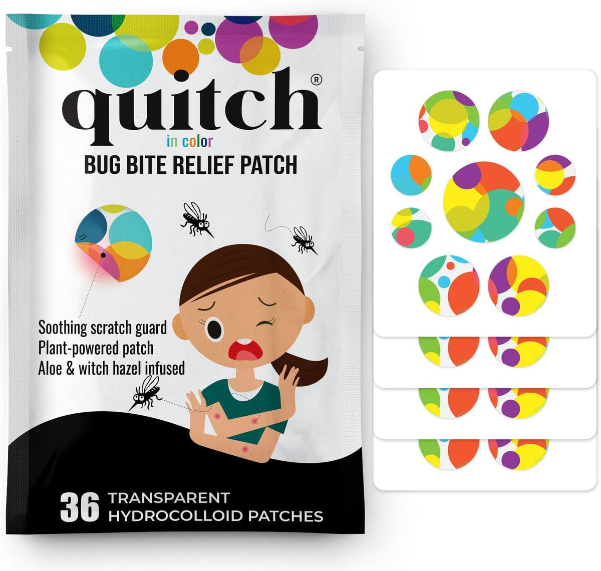 Quitch Mosquito Bite Itch Relief Bug Bite Patches