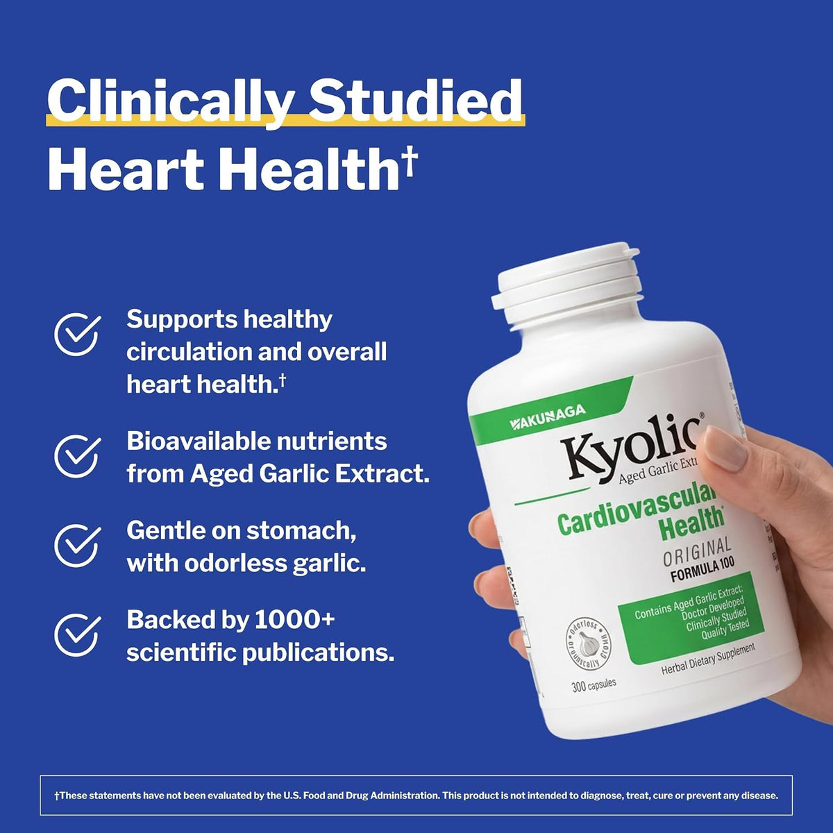 Kyolic Aged Garlic Extract Formula 100 Capsules