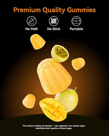 Inner Brightness Creatine Monohydrate Gummies 5000mg for Muscle Growth, Strength & Energy, Sugar Free, Vegan, 120 Count