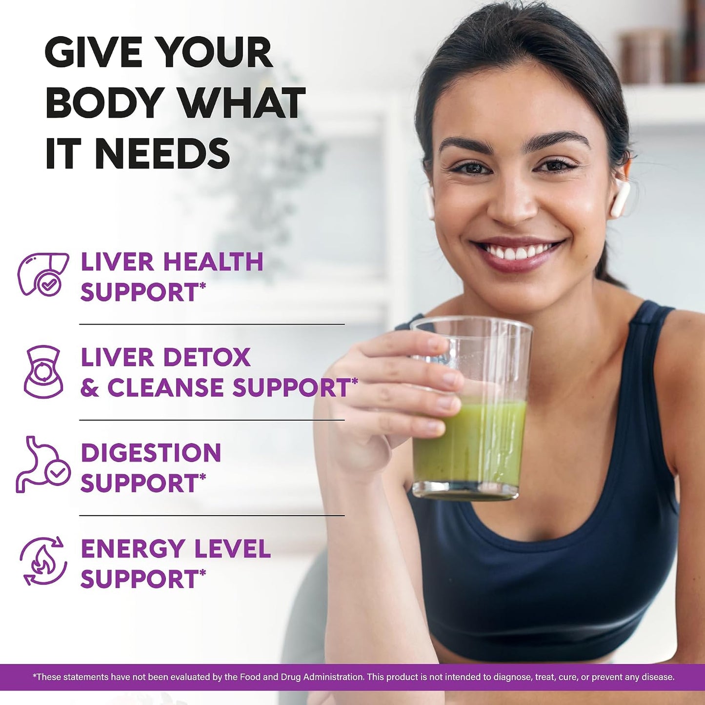 NUTRAHARMONY Milk Thistle TUDCA Liver Cleanse Detox Support Capsules