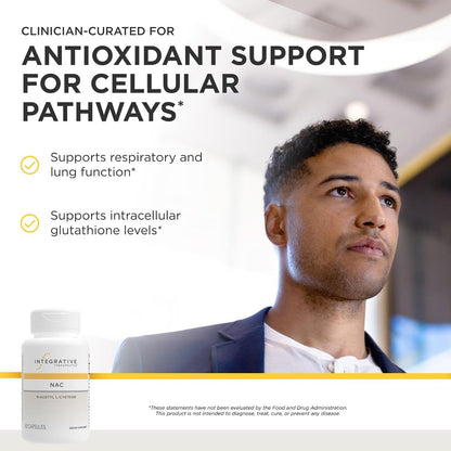 Integrative Therapeutics NAC Respiratory Lung Antioxidant Support Capsules