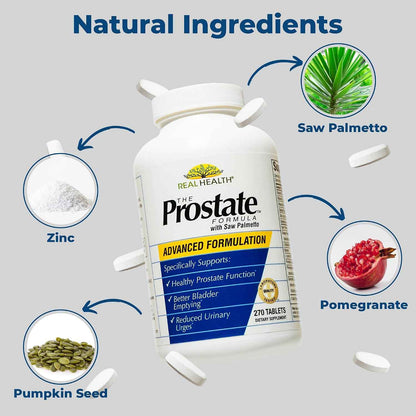 Real Health Prostate Complete Saw Palmetto Formula 30 Count