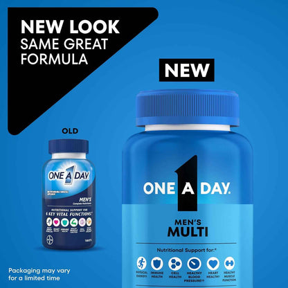 One A Day Men's Multivitamin with Vitamin D, Zinc, Folic Acid, 200 Count