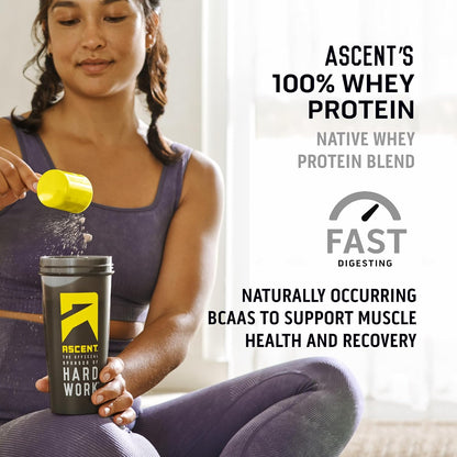 Ascent 100% Whey Protein Powder 4 lb