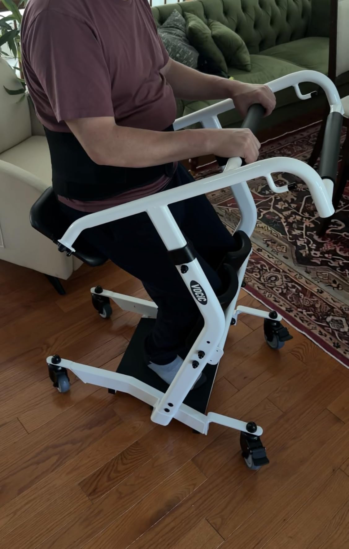 VOCIC 2026 Upgraded Sit to Stand Lift for Elderly Patient Transport Unit