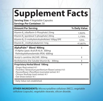 SciatiEase Sciatic Nerve Health Support Supplement 120 Count