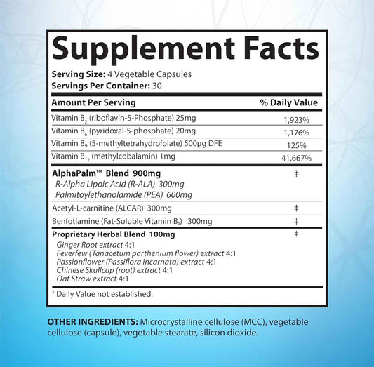 SciatiEase Sciatic Nerve Health Support Supplement 120 Count
