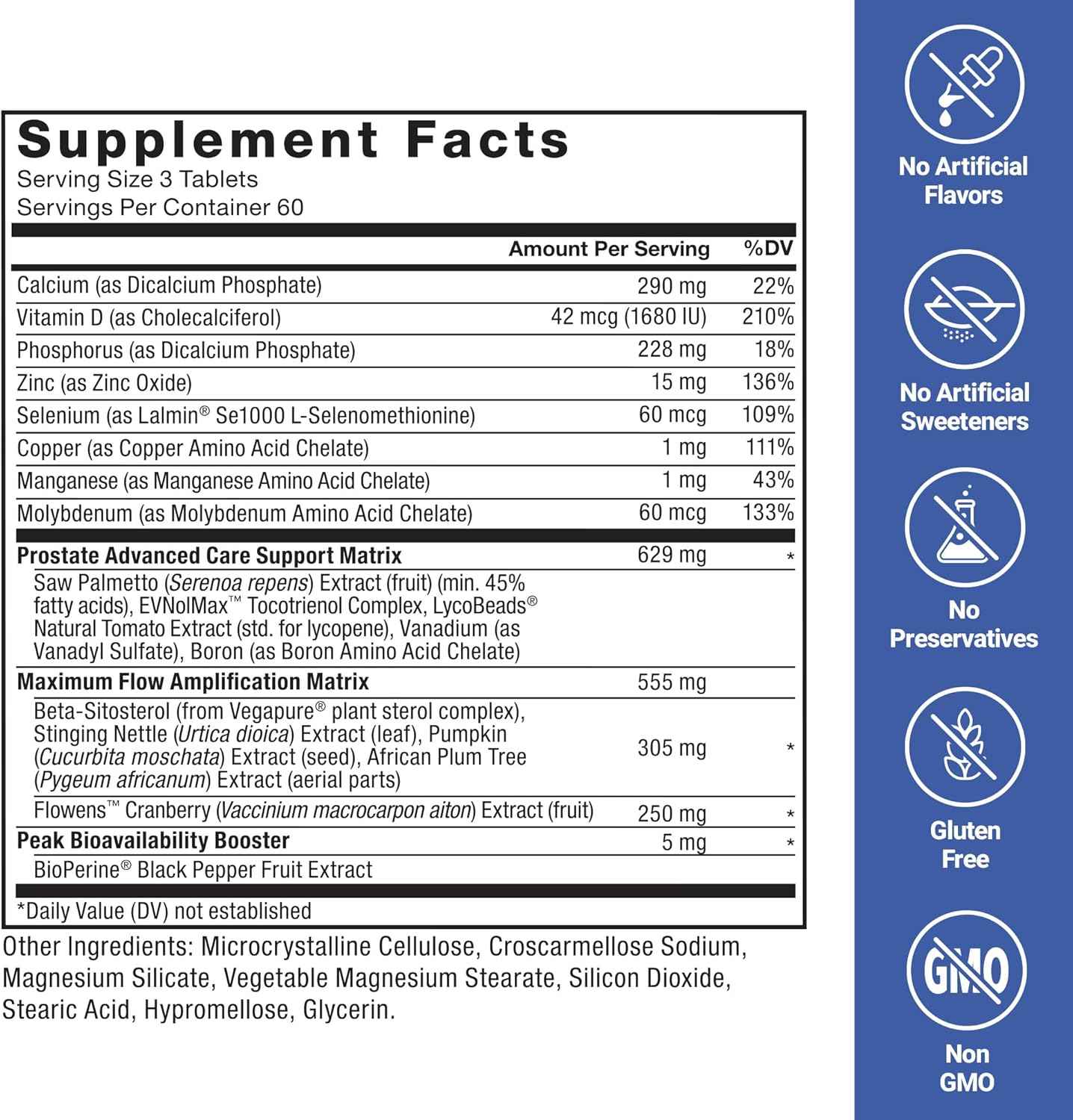 Force Factor Prostate Advanced Men's Supplement 180 Count