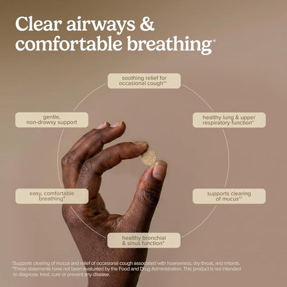 Terry Naturally Bronchial Clear Respiratory Support Tablets