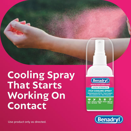 Benadryl Extra Strength Itch Cooling Topical Analgesic Spray