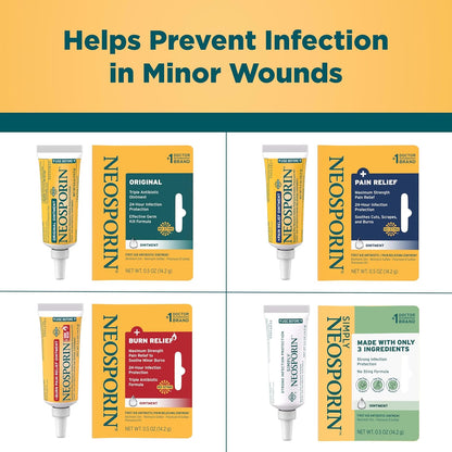 Neosporin Original Triple Antibiotic Ointment 0.5 oz Infection Protection Wound Care