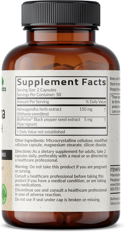 Futurebiotics Ashwagandha Stress Mood Support Capsules