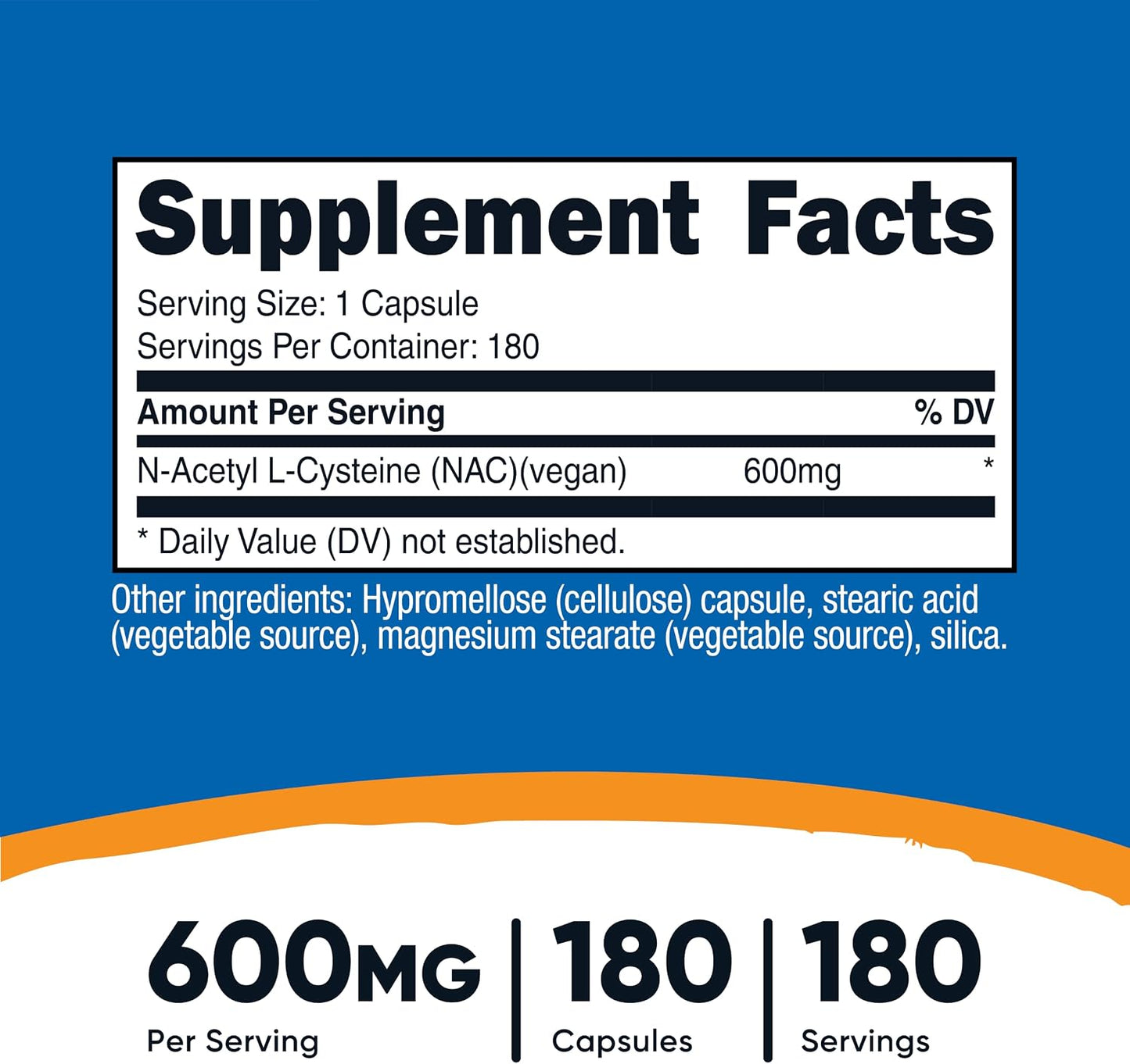 Nutricost NAC Immune and Respiratory Support Capsules