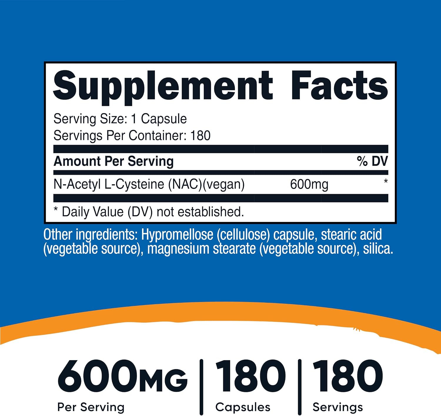 Nutricost NAC Immune and Respiratory Support Capsules