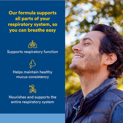 Natural Factors Lung Bronchial Sinus Health Respiratory Support Tablets