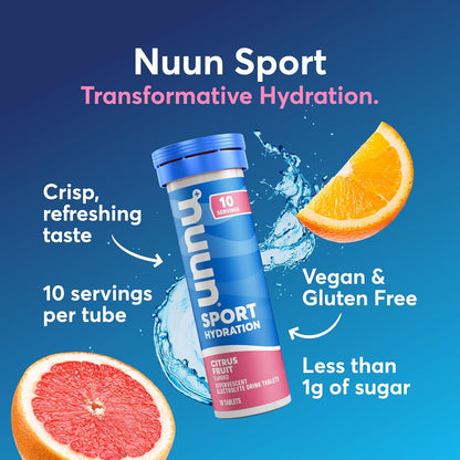 Nuun Sport Hydration Electrolyte Tablets 40 Count