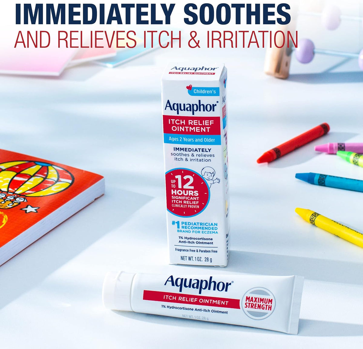 Aquaphor Children's Itch Relief Ointment 1% Hydrocortisone