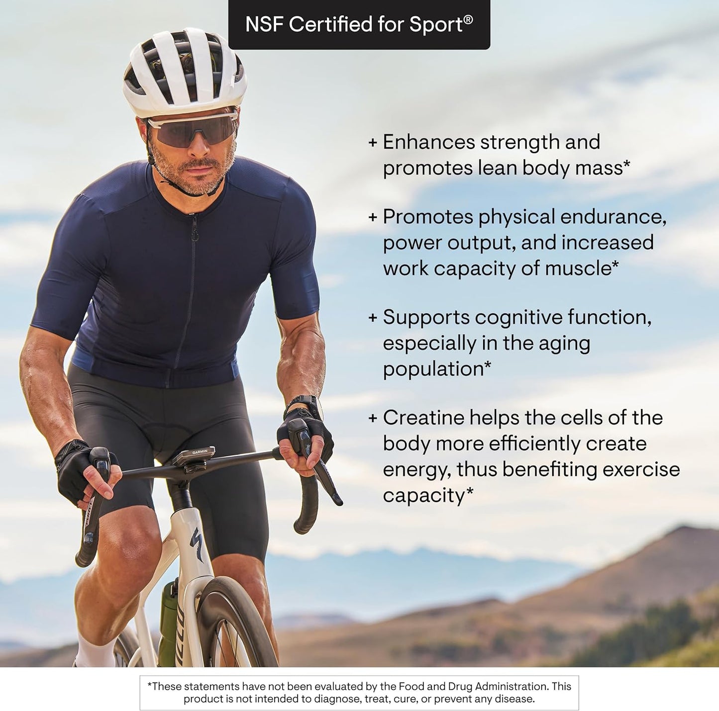 THORNE Creatine Monohydrate Powder NSF Certified for Sport 90 Servings