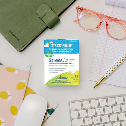 Boiron StressCalm Stress Mood Support Meltaway Tablets