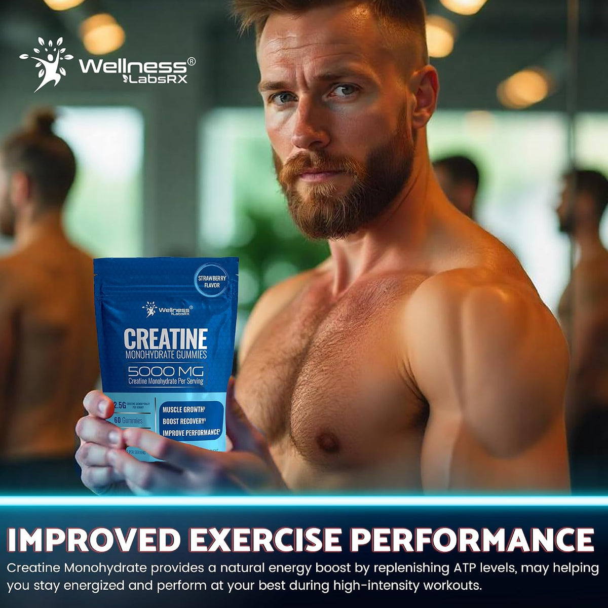 Creatine Monohydrate Gummies 30 Servings
