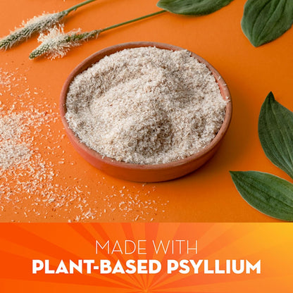 Metamucil 4-in-1 Psyllium Husk Fiber Supplement Sugar-Free Orange 180 Servings