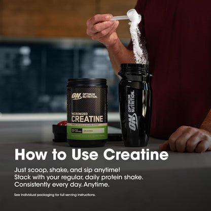 Optimum Nutrition Micronized Creatine Monohydrate Dietary Supplement Powder
