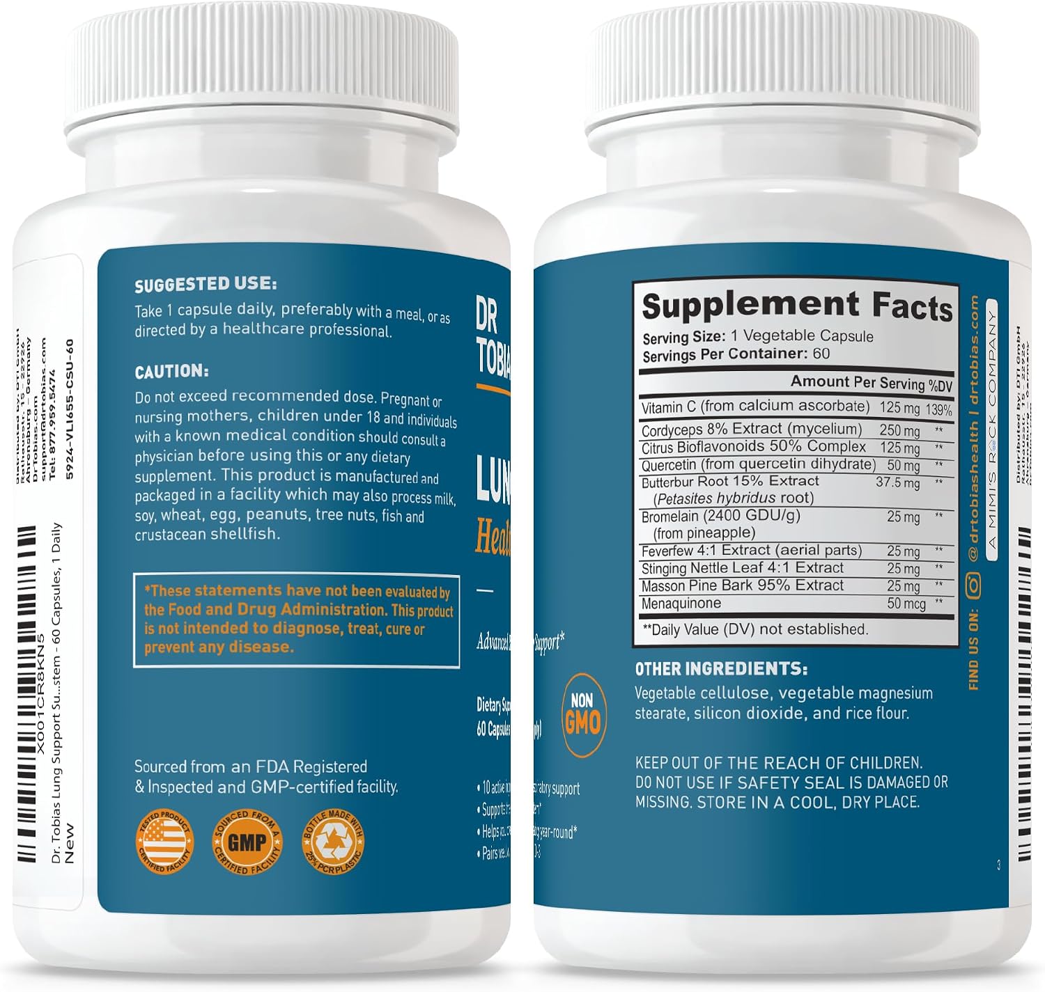 Dr. Tobias Lung Health Respiratory Support Capsules
