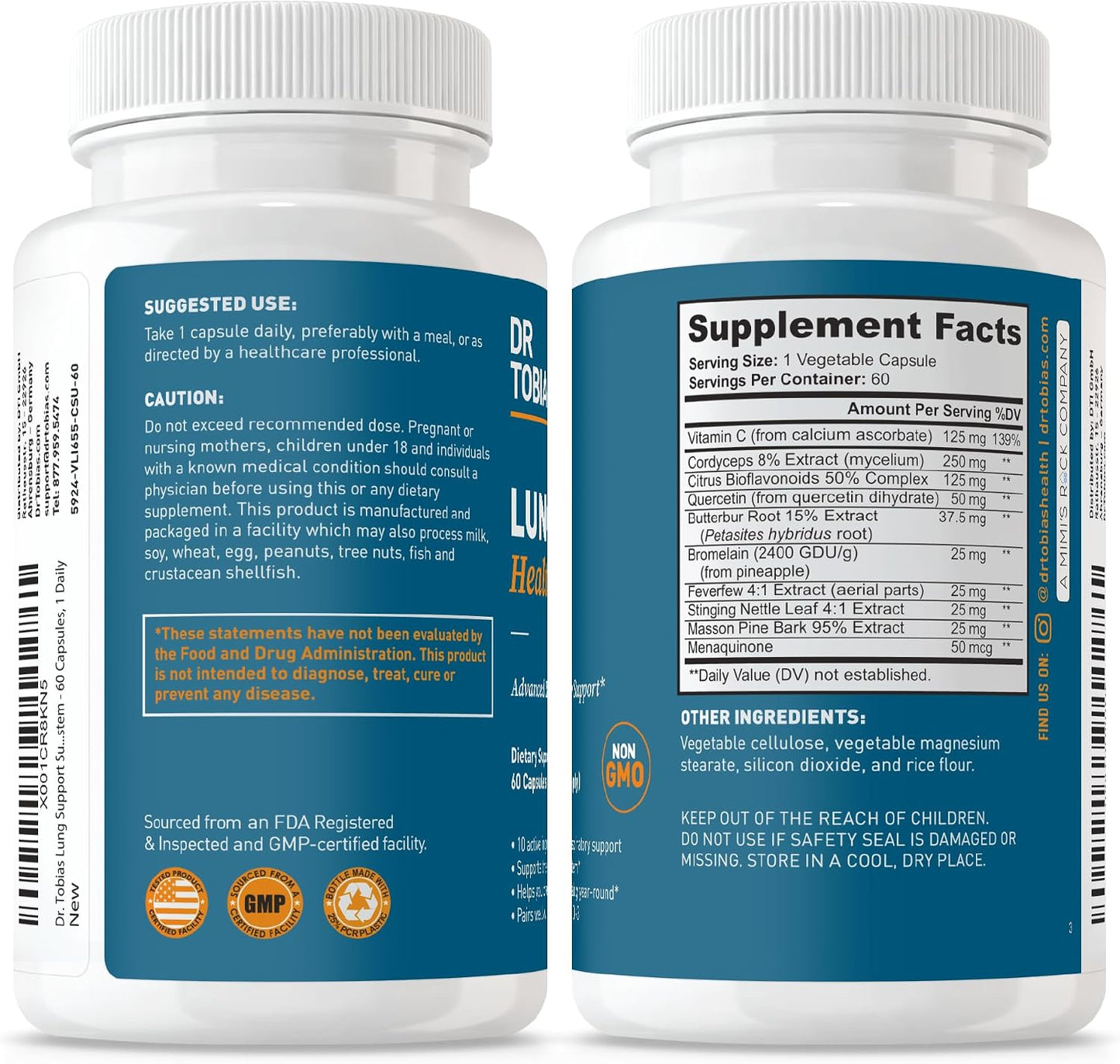 Dr. Tobias Lung Health Respiratory Support Capsules
