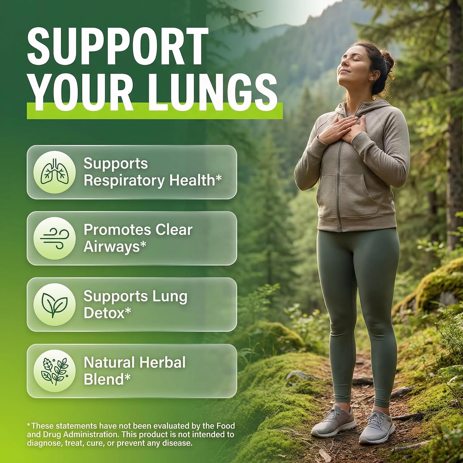 Clean Nutraceuticals Mullein Leaf Respiratory Support Capsules