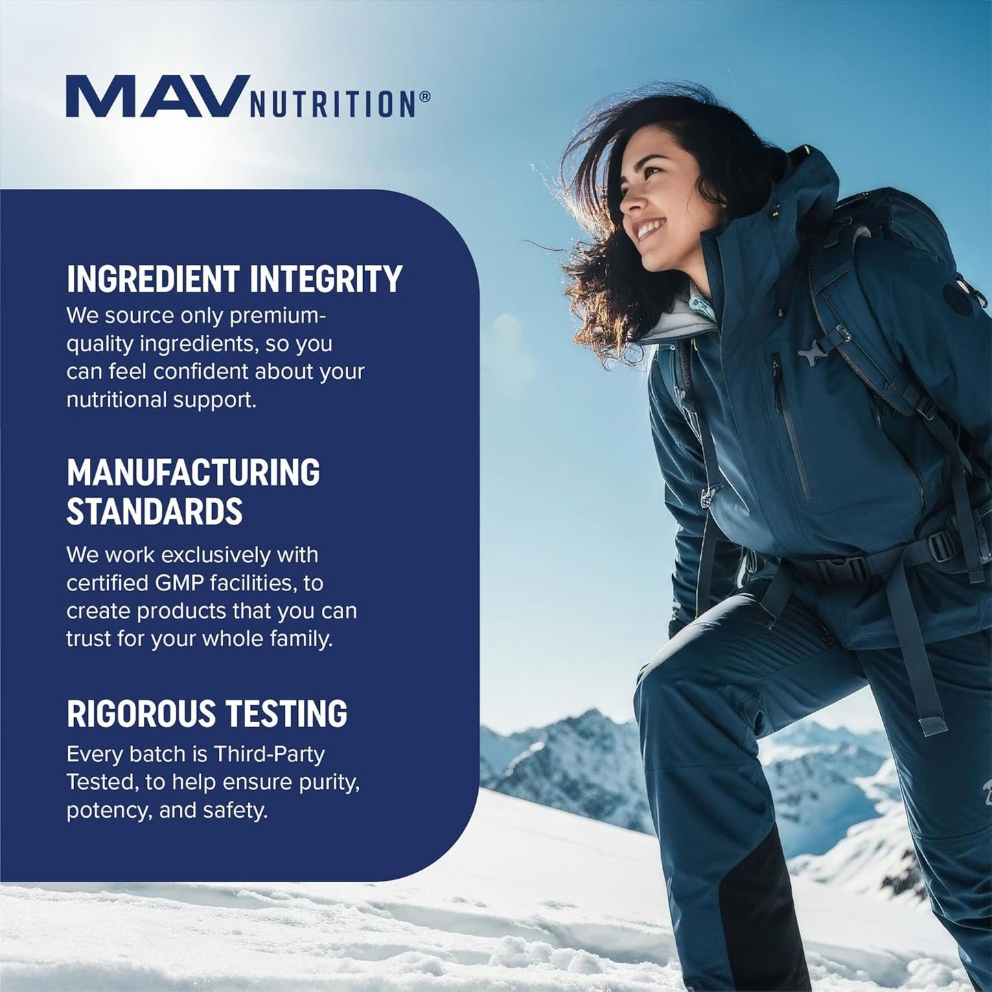 MAV Nutrition Triple Strength DHA Omega-3 Fish Oil Supplement 3600mg Burpless