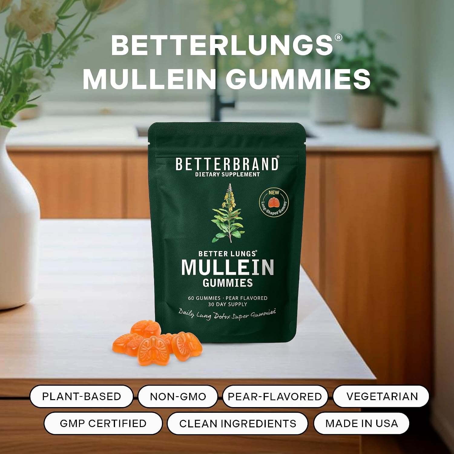 Betterbrand Mullein Respiratory Support Gummies