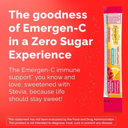 Emergen-C Vitamin C 1000 mg Immune Support Dietary Supplement Packets