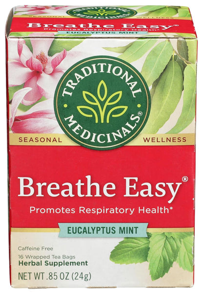 Traditional Medicinals Breathe Easy Respiratory Support Herbal Tea Bags