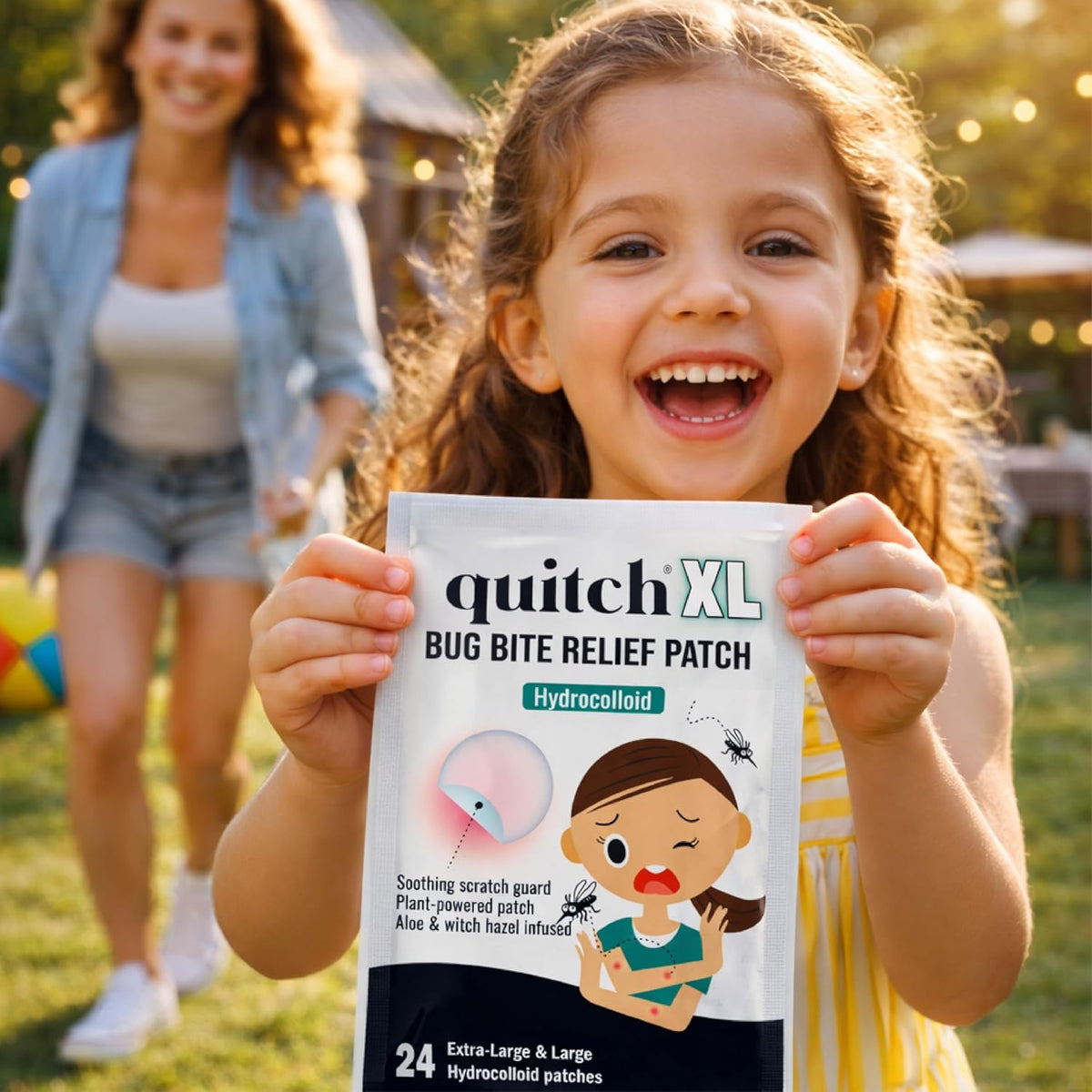 Quitch XL Mosquito Bite Itch Relief Bug Bite Patches