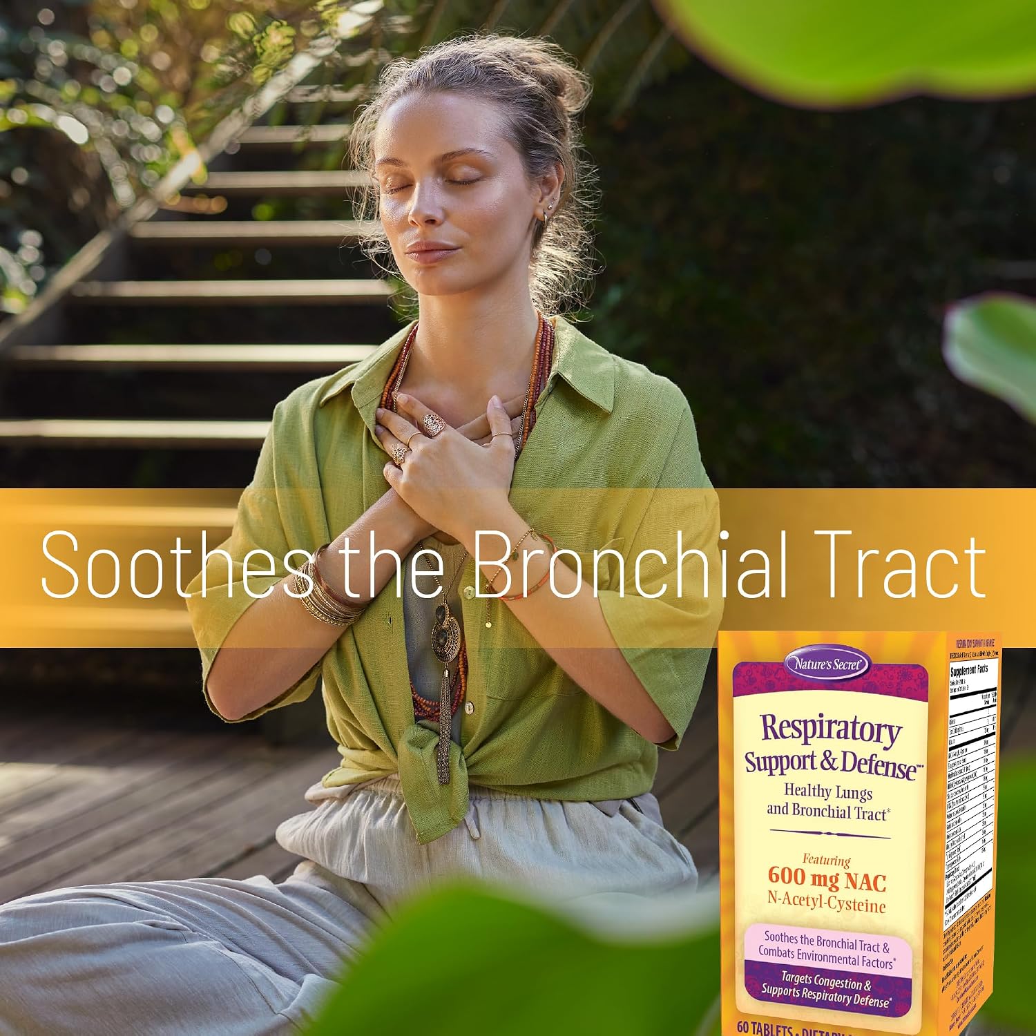 Nature's Secret Respiratory Support & Defense Tablets