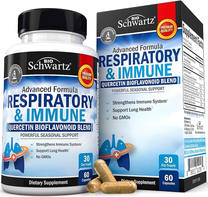 BioSchwartz Lung Detox Respiratory Immune Support Formula Capsules