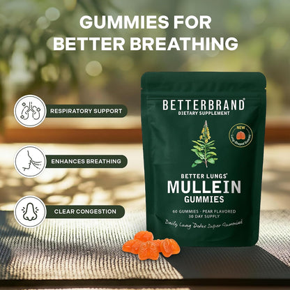 Betterbrand Mullein Respiratory Support Gummies