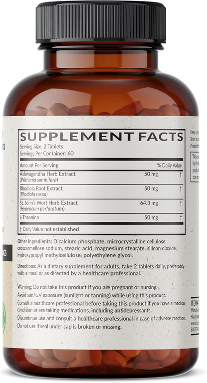 Futurebiotics Chill Pill Ashwagandha Stress Mood Support Tablets