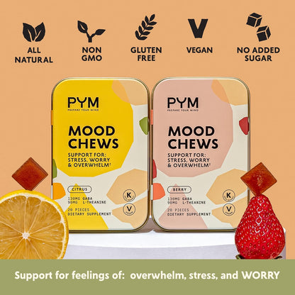 PYM GABA L-Theanine Stress Mood Support Chews
