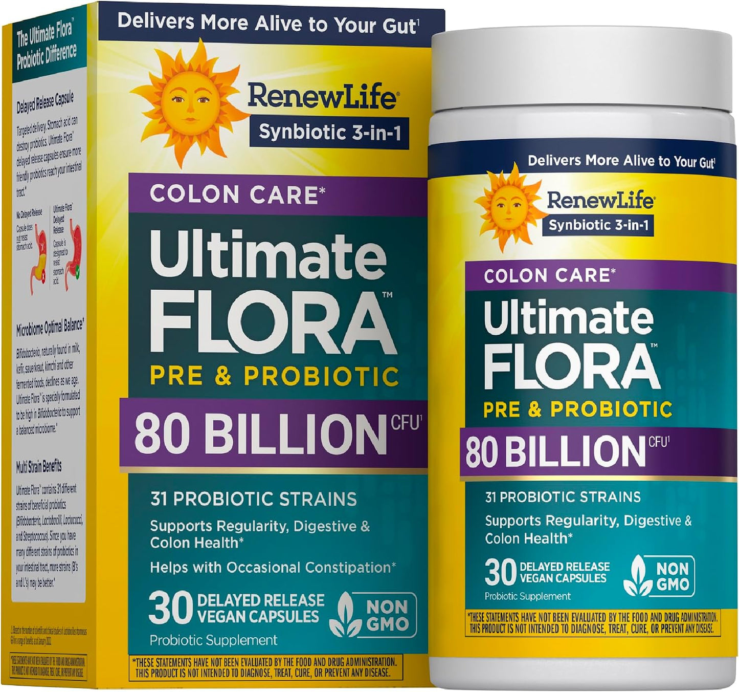 Renew Life Extra Care Probiotic Digestive Support Capsules