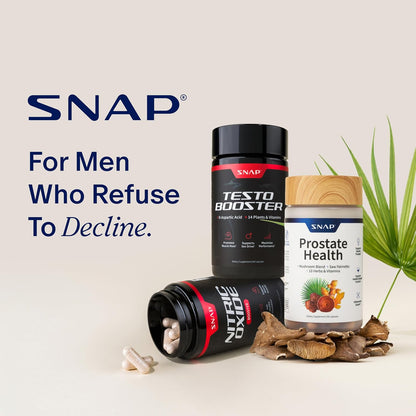 Snap Supplements Prostate Health Supplement for Men 90 Capsules