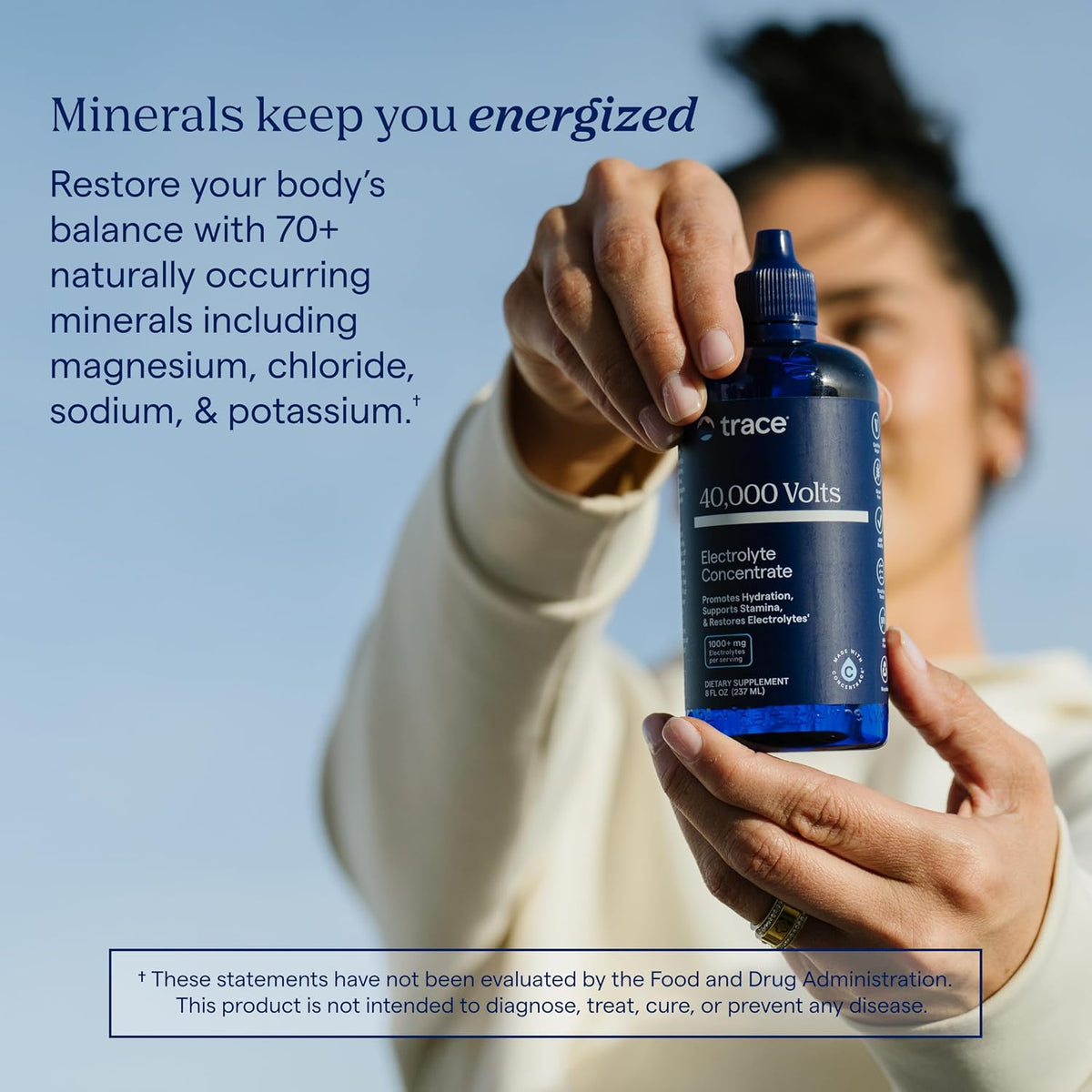 Trace Minerals 40,000 Volts Electrolyte Concentrate Liquid