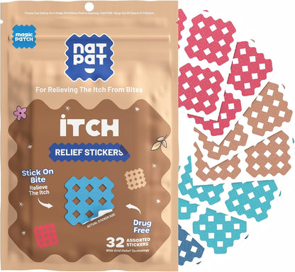 NATPAT Magic Patch Itch Relief Stickers 32 Count